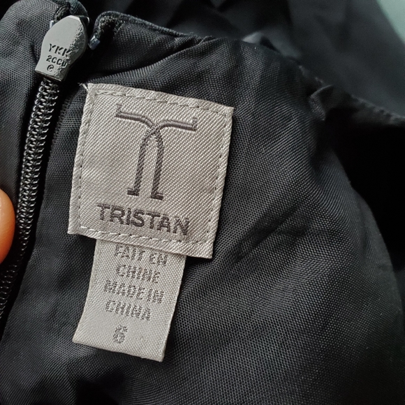 Black Silk Dress with Pleat Details - Picture 11 of 11